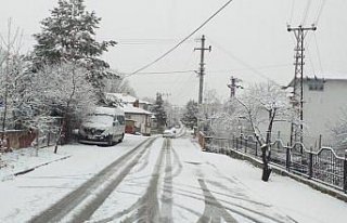 Kartalkaya ve Kartepe'de kar etkili oldu