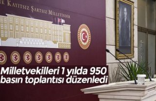 Milletvekilleri 1 yılda 950 basın toplantısı düzenledi