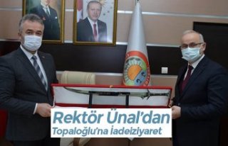 Rektör Ünal’dan Topaloğlu’na İadeiziyaret