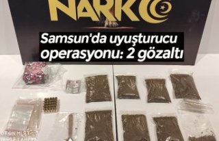 Samsun'da uyuşturucu operasyonu: 2 gözaltı
