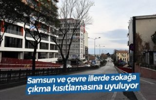 Samsun ve çevre illerde sokağa çıkma kısıtlamasına...