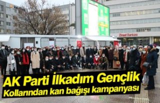 AK Parti İlkadım Gençlik Kollarından kan bağışı...