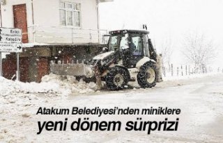Atakum Belediyesi’nden miniklere yeni dönem sürprizi