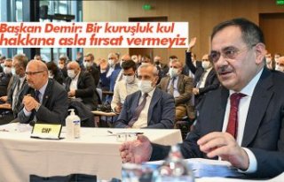 Başkan Demir: Bir kuruşluk kul hakkına asla fırsat...