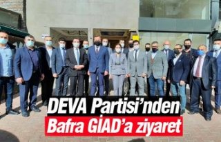 DEVA Partisi’nden Bafra GİAD’a ziyaret