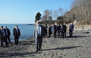 Ereğli'de Barış Plajı'nı genişletme çalışmaları