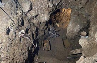 Gümüşhane'de define aramak için evde 12 metre...