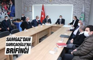 SAMGAZ’DAN SARICAOĞLU’NA BRİFİNĞİ