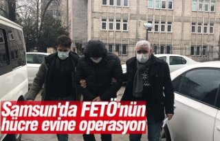 Samsun'da FETÖ'nün hücre evine operasyon