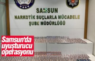 Samsun'da uyuşturucu operasyonu