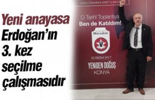 Yeni anayasa Sayın Erdoğan’ın 3. kez seçilme...