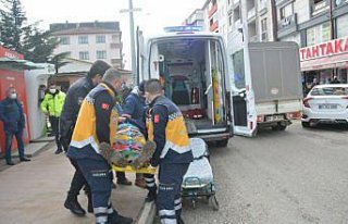 Akçakoca'da merdivenden düşen vatandaş yaralandı