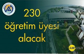 Avrasya Üniversitesi 230 öğretim üyesi alacak