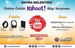 BAFRA BELEİDYESİNDEN GENEL KÜLTÜR TEMALI ÖDÜLLÜ...