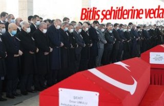 Bitlis şehitlerine veda