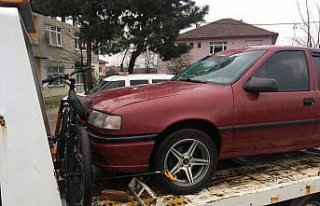 Düzce'de otomobilin çarptığı bisikletli yaralandı
