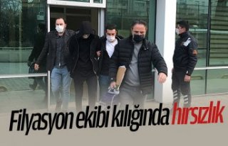 Filyasyon ekibi gibi giyinip büfeden hırsızlık...