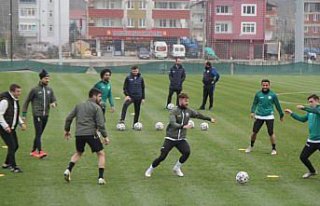 Giresunspor, Samsunspor maçı hazırlıklarını...
