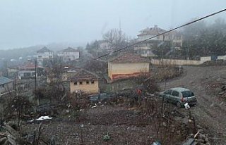 Kartepe ve Keltepe'de kar yağışı etkili oluyor