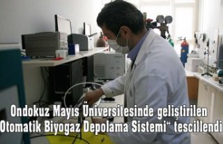 Ondokuz Mayıs Üniversitesinde geliştirilen “Otomatik...