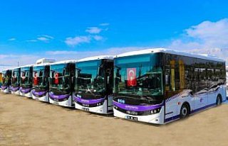 Safranbolu'da 7 yeni halk otobüsü sefere başladı