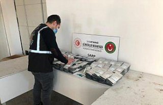 Sarp Sınır Kapısı'nda 771 bin 500 hibrit salatalık...