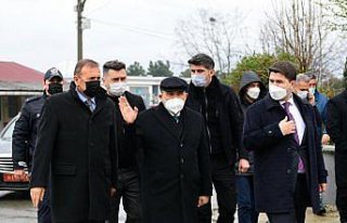 Trabzon Valisi Ustaoğlu, fabrikalarda Kovid-19 denetimi...