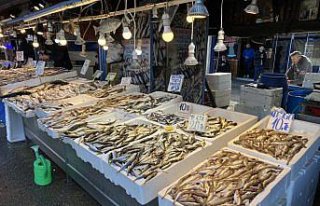 Trabzon'da balıkçı tezgahlarında hamsinin yerini...