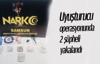 Uyuşturucu operasyonunda 2 şüpheli yakalandı