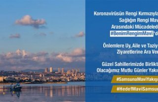 Valilikten "Benim rengim mavide" kampanyası