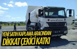 YENİ SATIH KAPLAMA ARACINDAN DİKKAT ÇEKİCİ KATKI