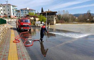 Bartın'da taşkın sonrası temizlik çalışması...