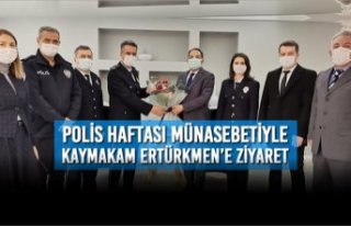 Polis Haftası Münasebetiyle Kaymakam Ertürkmen’e...