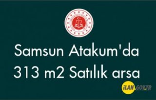 Samsun Atakum'da 313 m2 Satılık arsa