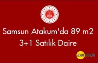 Samsun Atakum'da 89 m2 3+1 Satılık daire