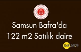 Samsun Bafra'da 122 m2 daire icradan satılıktır