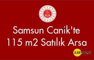 Samsun Canik'te 115 m2 satılık arsa