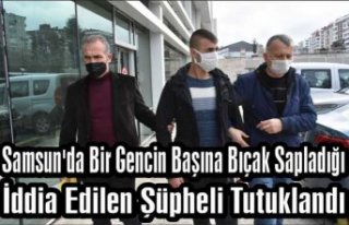 SAMSUN'DA BİR GENCİN BAŞINA BIÇAK SAPLADIĞI...