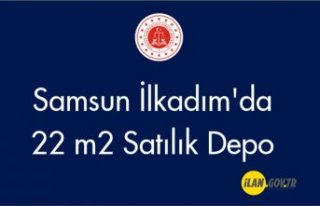 Samsun İlkadım'da 22 m2 depo icradan satılıktır