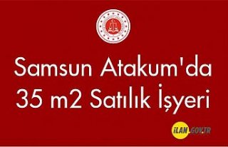 Samsun Atakum'da 35 m2 işyeri satılıktır