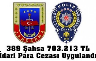 Sokağa Çıkma Yasağını İhlal Eden 389 Şahsa...