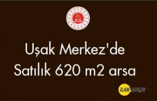 Uşak Merkez'de 620 m2 Satılık arsa