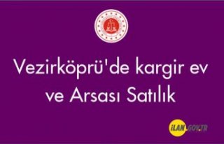 Vezirköprü'de kargir ev ve arsası Satılık
