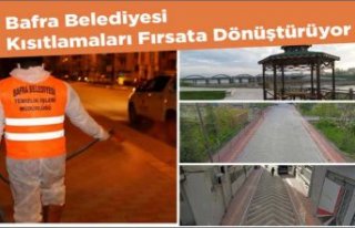 BAFRA BELEDİYESİ KISITLAMALARI FIRSATA DÖNÜŞTÜRÜYOR