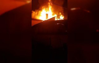 Bolu'da çıkan ev yangını söndürüldü