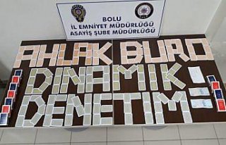 Bolu'da kahvehanede kumar oynayan 14 kişiye cezai...