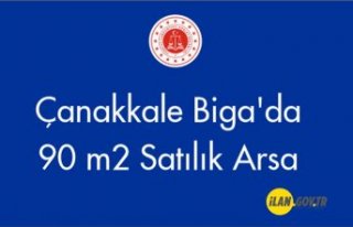Çanakkale Biga'da 90 m² satılık arsa