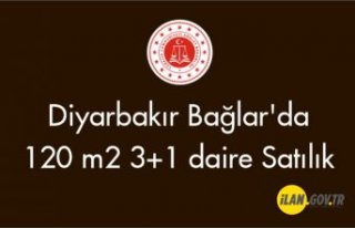 Diyarbakır Bağlar'da 120m² 3+1 Satılık daire