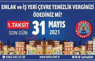 EMLAK VE İŞ YERİ ÇTV'DE SON ÖDEME TARİHİ...