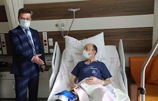 Giresun Valisi Ünlü, müdahale ettikleri olay sırasında...